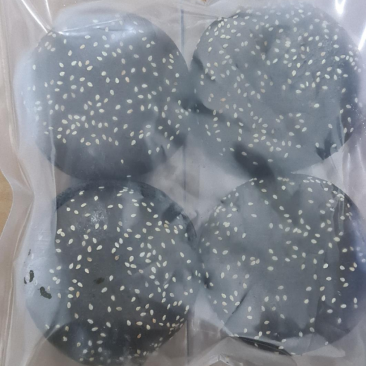 Charcoal Hambuger Bun 10pcs