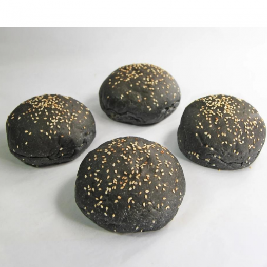 Charcoal Hambuger Bun 10pcs